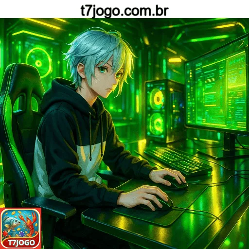 Imagem promovendo o app oficial da T7JOGO para mobile