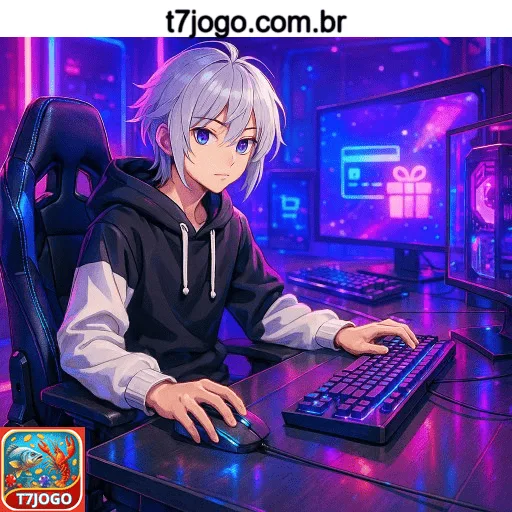 Imagem promovendo bônus T7JOGO com recompensas imperdíveis.