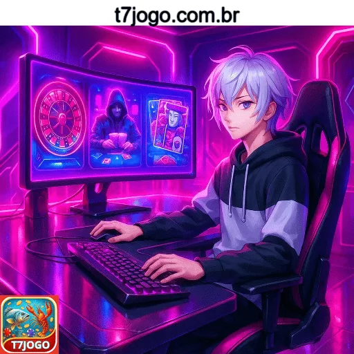 Imagem promovendo download gratuito do app T7JOGO