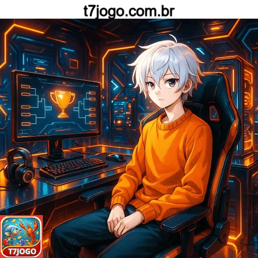 Imagem promovendo a página oficial da T7JOGO no Facebook