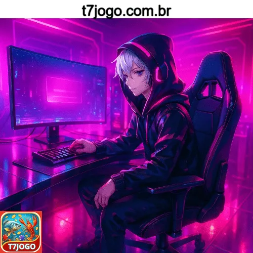 Visual apresentando slots populares da T7JOGO com jackpots progressivos e oportunidades de ganhos altos.